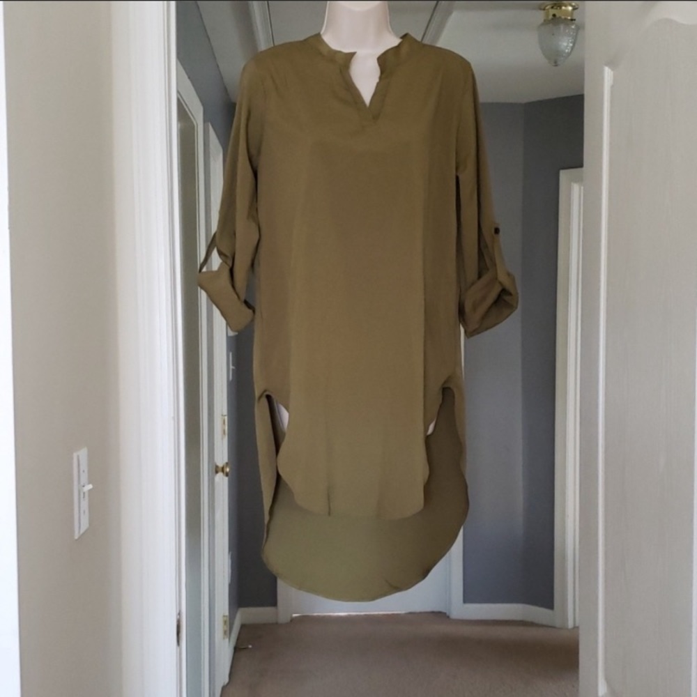 Olive green tunic